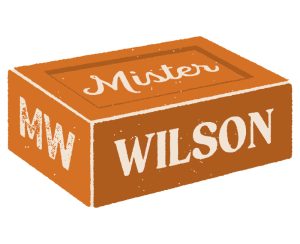 Mister Wilson logo by brand-ing